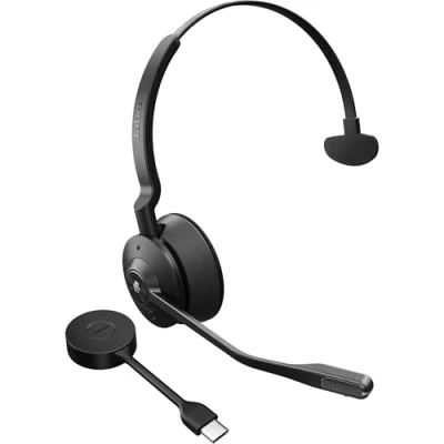 Image de Jabra Engage 55 SE Mono Headset MS, Link 400c DECT Adaptateur USB C, 1,2 m C sur câble Tragetasche, Garantie et Avertissement (Sicherheitsmerkmale)