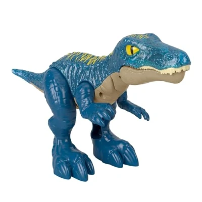 Image de Fisher Price Imaginext Figurine de Dinosaure Jurassic World Baryonyx avec Sons et lumières mâchoire Mobile, pour Enfants à partir 3 Ans, JCT48