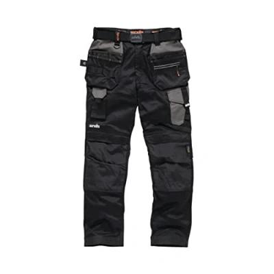 Image de Scruffs Homme Pro Flex Holster Pantalon de Travail Not Applicable, Noir (Black 001), (Taille Fabricant: 30)