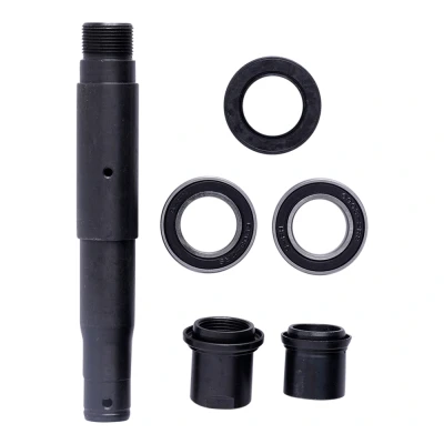Image de SHIMANO Y3hu98010 Axe de moyeu Complet FH MT410 Unisexe, Noir, Taille Unique
