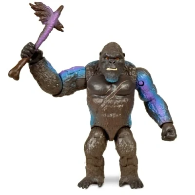 Image de MonsterVerse Godzilla vs Kong 15,2 cm Hong Figurine d&#039;action à Collectionner très détaillée et Unique sculptée avec Hache de Combat, Convient aux Enfants 4 Ans Plus