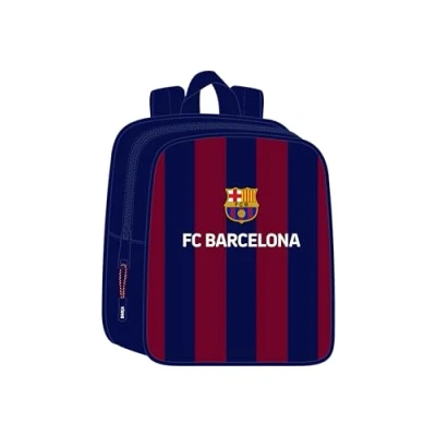 Image de Safta F.C. Barcelone sac à dos pour enfant, scolaire, adaptable au chariot, idéal crèche, confortable et polyvalent, qualité résistance, 22 x 10 27 cm, couleur bleu