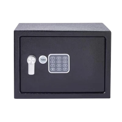 Image de Yale Coffre Fort Électronique Medium 16.3L Serrure 100 000 Combinaisons, verrou électronique Code 3 à 8 Chiffres Dimensions 25x35x25cm YSV/250/DB2