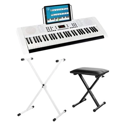 Image de FunKey 61 Edition blanc SET y compris pupitre + banquette