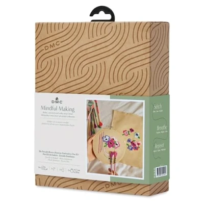 Image de DMC Duo Kit de broderie Envolée d&#039;anémones