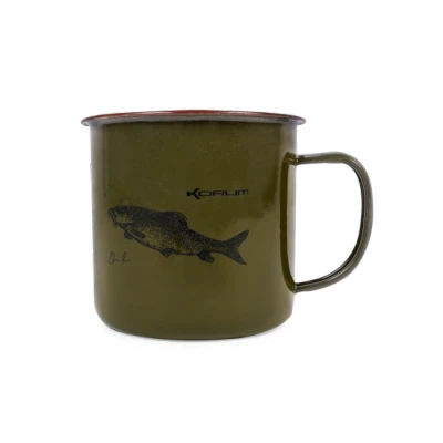 Image de Korum Classic Enamel Mug Barbel Mok Matériel camping