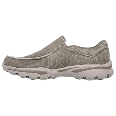 Image de Skechers Homme Coupe décontractée Creston Moseco Mocassin, Taupe, 48.5 EU