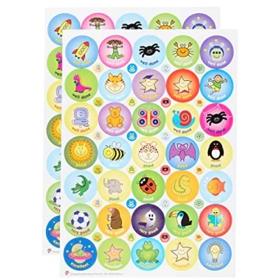 Image de L&#039;Autocollant Factory 70 x 38 mm et 48 10 A4 Compilation Autocollant (lot de 118)