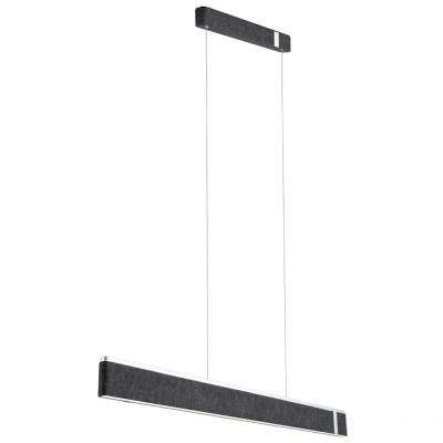 Image de Paulmann Suspension LED Jagun, anthracite, feutre, 3 step dim