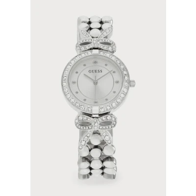 Image de Guess Ribbon Montre silvercoloured, Femme, Taille: One Size, Silver coloured