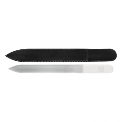 Image de ZWILLING Lime à ongles en verre (Surfaces de limage grain fin, Double face, Protège les ongles, Housse protection incluse), Premium, 150 mm