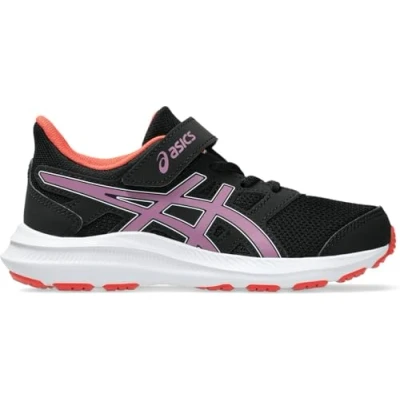 Image de Asics JOLT 4 Unisex Chaussures de running sur route pour enfants, Taille: 27, Black/ube Tissu / matière synthétique