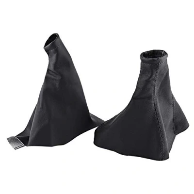 Image de Couverture de botte changement vitesse, capot protection antipoussière en cuir PU soufflet levier vitesse voiture
