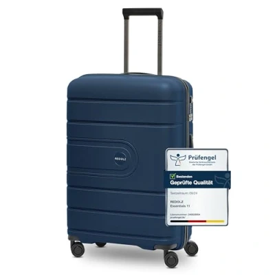 Image de REDOLZ Essentials 11 + BC, Noir , Koffer M (67 cm), Valise rigide avec roulettes pivotantes