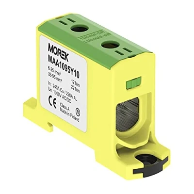 Image de Borne de raccordement principale 6 95 mm² Jaune/vert 1P OTL 3880
