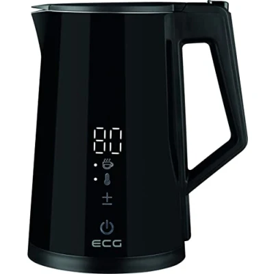 Image de ECG RK 1893 Digitouch Black Kettle Écran LED 2200 W 1,7 l