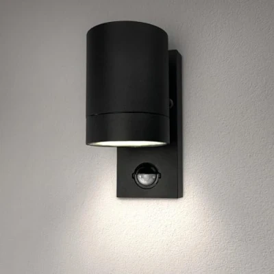 Image de Applique d&#039;extérieur avec Detecteur de Mouvement Colorado Noir IP54