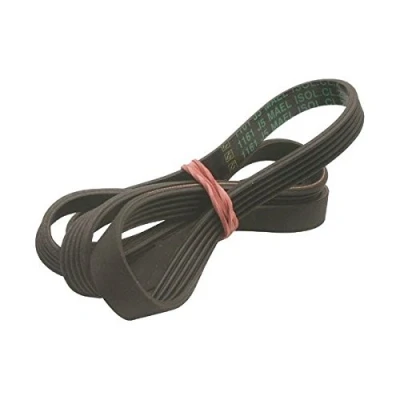 Image de Courroie 1161J5 EL pour lave linge Brandt, Fagor, Vedette, Proline, Ocean. Marquage sur le dos de la courroie: ou MAEL (courroie élastique à 5 dents) BRANDT: B103C1 WTC0101 WTC0816T WTC0916T