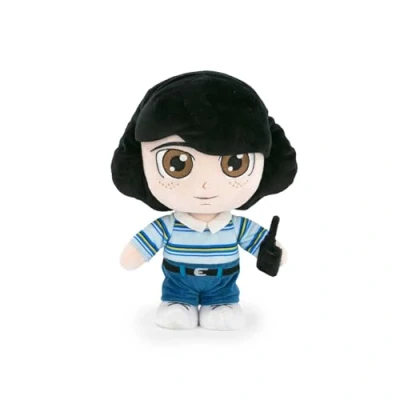 Image de Famosa Softies Peluche Mike de Stranger Things 26 cm Texture Douce et Rembourrage en Fibre 100% recyclée pour Les Fans série Enfants à partir 12 Mois (760021115) Multicolore