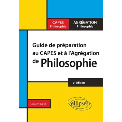 Image de Guide de préparation au Capes et à l&#039;Agrégation philosophie 3e édition Livre d’occasion Bon