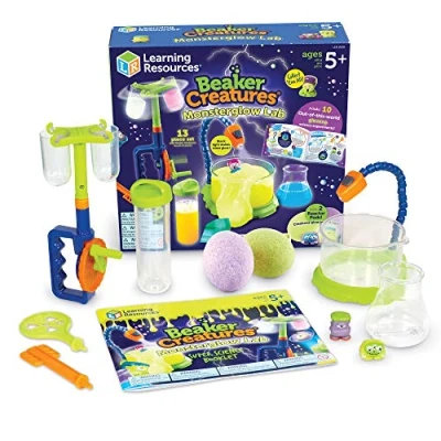 Image de Learning Resources Kit de laboratoire monstres luminescents Beaker Creatures , STEM, jouet pour expériences scientifiques, à partir 5 ans