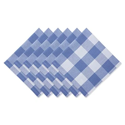Image de DII Ensemble de Serviettes Table Classique en Coton, Bleu délavé, 50,8 x cm