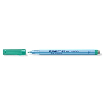 Image de Staedtler Lumocolor Correctable 305 Feutre Non Permanent Effaçable À Sec Pointe Fine 0,6 Mm Vert