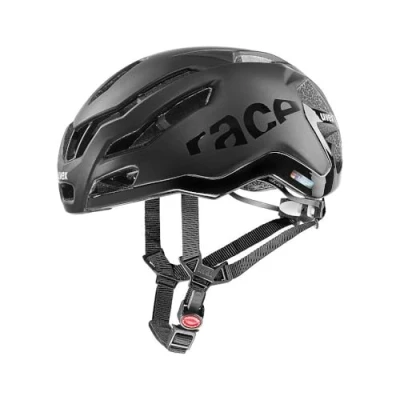 Image de uvex Race 9 Casque Performance Extrêmement Léger pour Hommes et Femmes Ventilation Aérodynamique Optimisée All Black Matt 53 57 cm