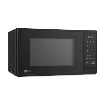 Image de LG MH6042D Micro ondes avec grill et écran numérique, de 20 litres 700 W, 5 niveaux puissance, fonction I Wave, cuisine plus rapide, conserve le goût, nettoyage facile, couleur noire