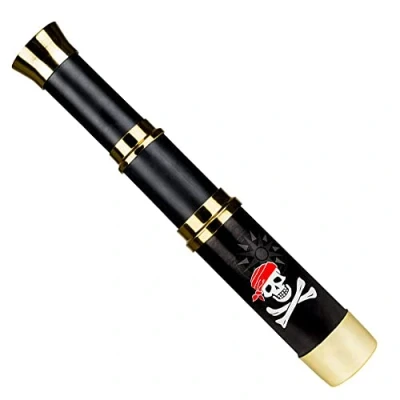 Image de Longue vue de pirate Noir 32 cm Enfant 232515 (Taille Unique)