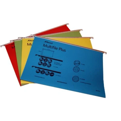 Image de Rexel Multifile Plus Dossier suspendu écolier A4 15 mm assortis, pack de 20
