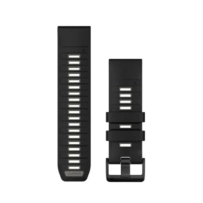Image de Bracelet Garmin QuickFit® 26 en Silicone Taille Unique Accessoire Montre Running Noir