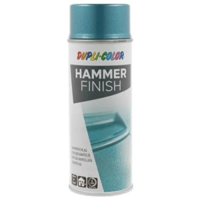 Image de Duplicolor 467417 Emaille Peinture à Effet Martelé Résistant la Chaleur, Bleu, 400 ml
