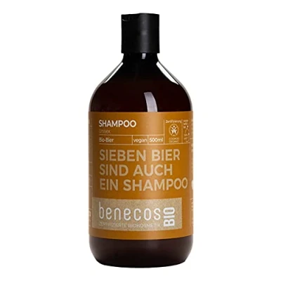 Image de benecos shampooing bio unisexe à la bière Sept bières sont également un végétalien plastique recyclé