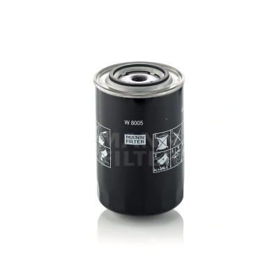 Image de MANN FILTER W 8005 Filtre à huile 3/4 16 UNF avec un clapet de non retour vissé IVECO: Zeta