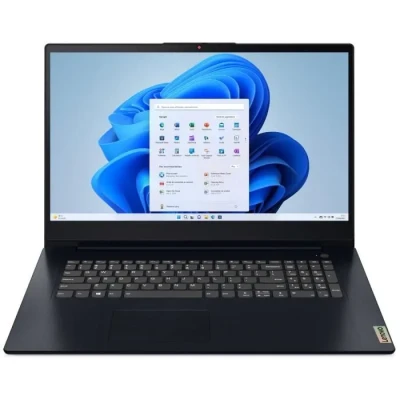 Image de Lenovo IdeaPad 3 17ALC6 Ordinateur Portable 17&#039;&#039; HD+ (AMD Ryzen 7 5700U, RAM 12Go, SSD 512Go, AMD Radeon Graphics, Windows 11 Home) Clavier AZERTY Français Bleu