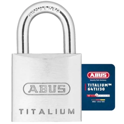 Image de Cadenas 64 Titalium ABUS 30 x 49.5 13 mm entrouvrant 64TI/30 KA