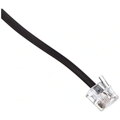 Image de InLine Câble de téléphone RJ 11 (M) pour TAE F 15 m noir