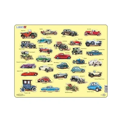 Image de Larsen AK1 Puzzle Débutant: Automobiles, Cadre avec de 30 pièces