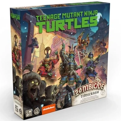 Image de Zombicide White Death : TMNT Time Crash Extension Turtle Team&#039;s Quest through Zombie New York, jeu de stratégie coopératif avec figurines table, à partir 14 ans, 1 6 joueurs, heure jeu,