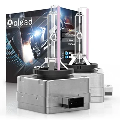 Image de AOLEAD D1S Xenon Ampoules, Xénon HID Lampe de Rechange 12V 35W 10000K, 2 Lampes