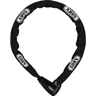Image de ABUS 9809 Chaine Antivol pour vélo Unisex, Noir, 110 cm