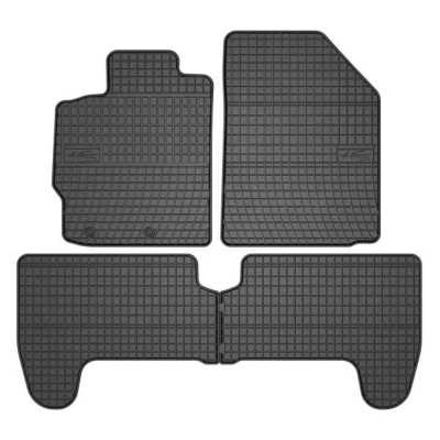 Image de FROGUM 0803 Ensemble de tapis sol Caoutchouc avant et arrière 4 noir Sur mesure TOYOTA: Yaris II 3/5 portes
