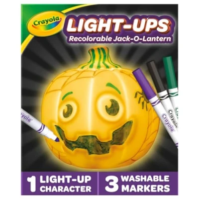 Image de CRAYOLA Citrouille Lumineuse, 747625, Multicolore, Taille Unique