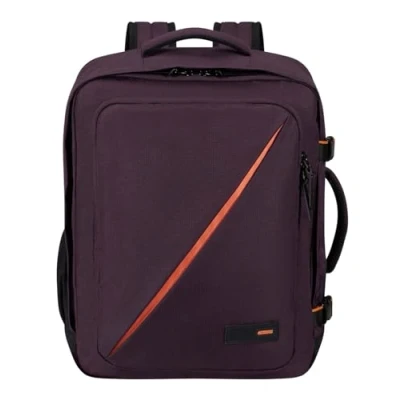 Image de American Tourister Take2Cabin sac de cabine easyJet 36 x 20 45 cm, 38 L, 0.70 kg, bagage à main, dos d&#039;avion M, sous siège, violet (prune foncée)