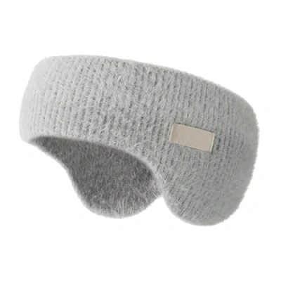 Image de Bandeau anti bruit pour dormir Cache oreilles en tricot épais avec réduction du et doublure polaire le cyclisme sommeil, gris, A