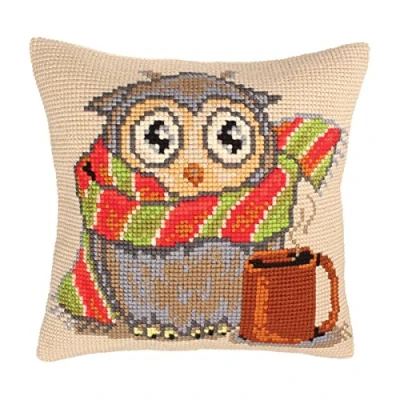 Image de Collection D&#039;Art 5205 A la Maison Kit de Coussin Gros Trous Coton Multicolore 50 x 45 0,1 cm