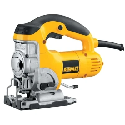 Image de DEWALT Scie Sauteuse à Poignée 230V DW331K QS Électrique avec Coffret de Transport Inclinaison la Lame 45 Carbure 24 Dents Vitesse Vide 800 3100 tr/min 701W