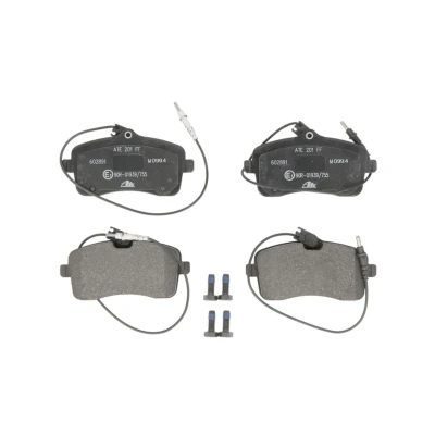 Image de ATE 13.0460 2891.2 Jeu de plaquettes frein contact signal d&#039;usure inclus avec vis d&#039;étrier PEUGEOT: 407 Berline, SW