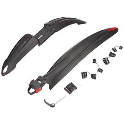 Image de fischer Mixte Pêcheurs Garde boue V lo, Noir (Noir/Rouge), 66 74cm (26 29&quot;) EU